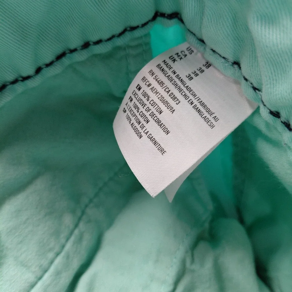 American Eagle Mens Ocean Blue Shorts Size 38 Inseam 9